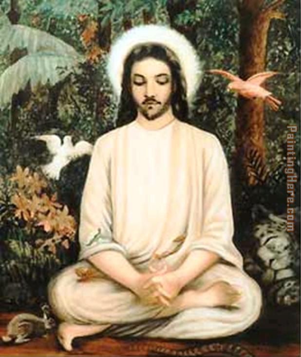 Jesus Christ painting - Unknown Artist Jesus Christ art painting